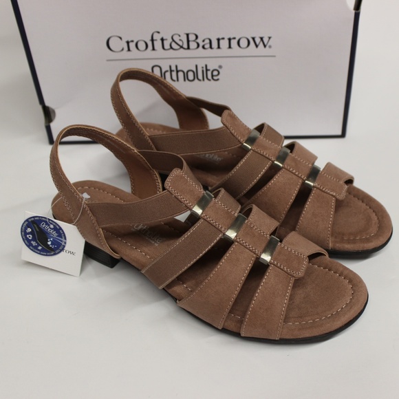 Croft & Barrow Gwendolen Women's Sandals - Mauve - Picture 2 of 4